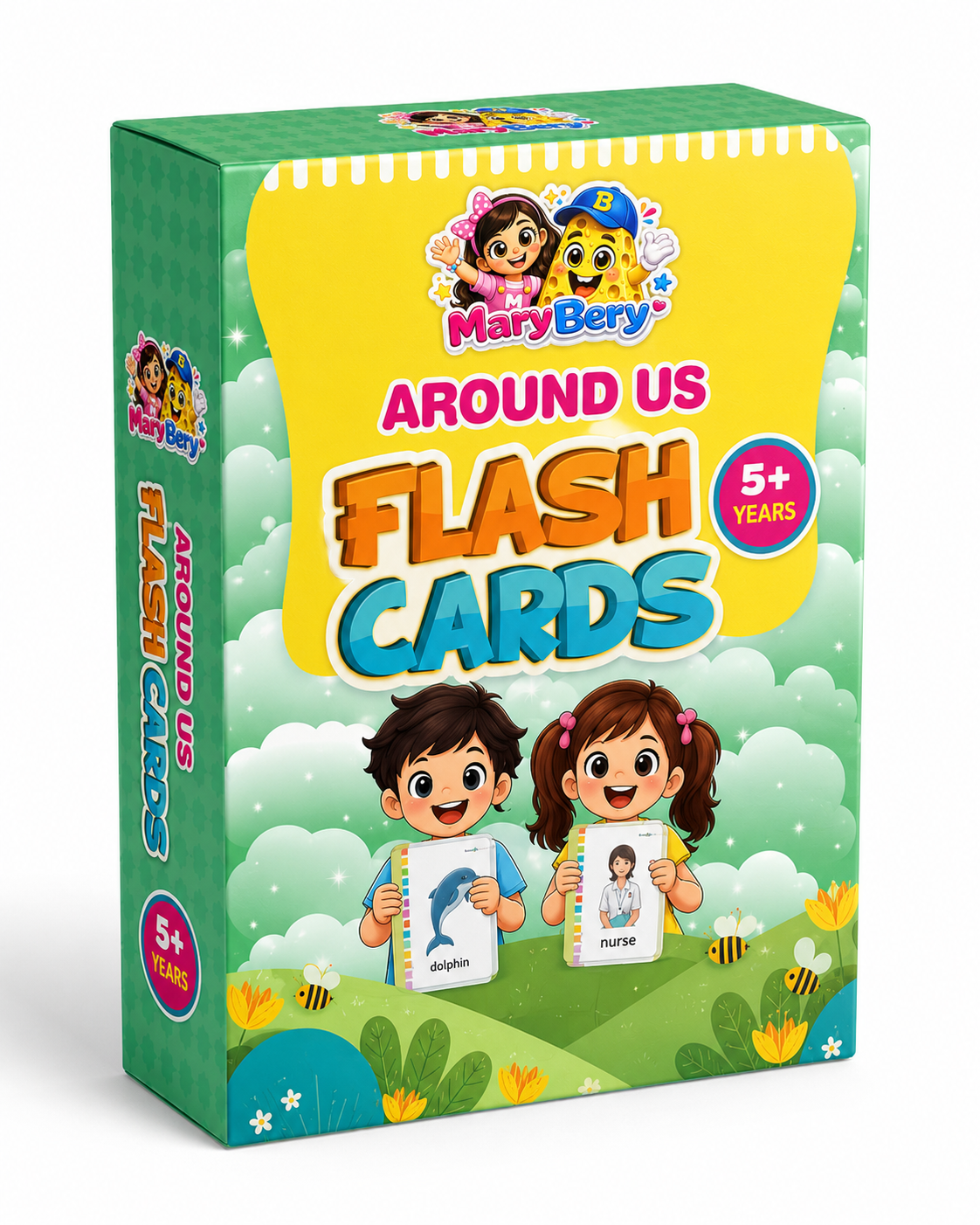 Around Us Flash Cards-Ukg